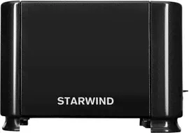 Тостер STARWIND ST1101, черный/черный
