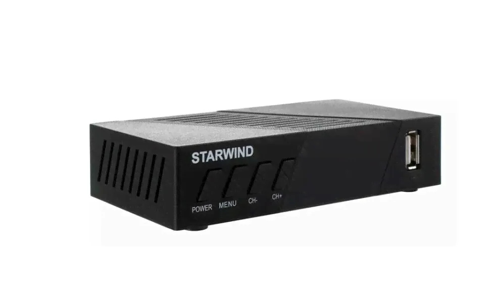 StarWind TV-тюнер DVB-T2 Starwind CT-140, черный тв тюнер