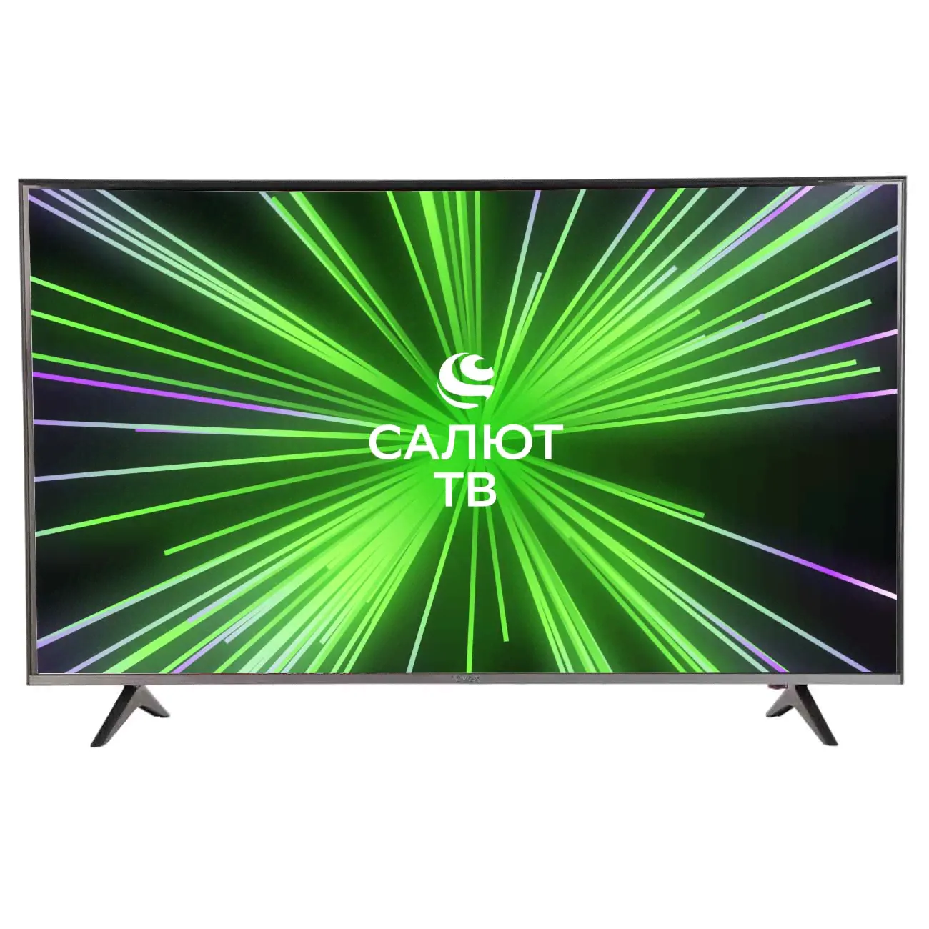 43" Телевизор Starwind SW-LED43UB403 стальной 3840x2160, Ultra HD, 100 Гц, WI-FI, SMART TV, AV, HDMI, USB, DVB-C, DVB-T2, DVB-S2 Салют.ТВ
