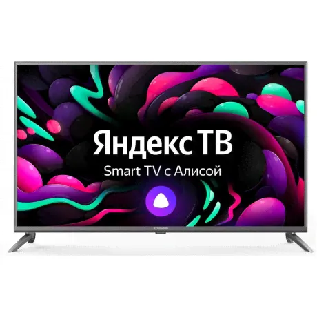 Телевизор Starwind 43" SW-LED43UG400 стальной