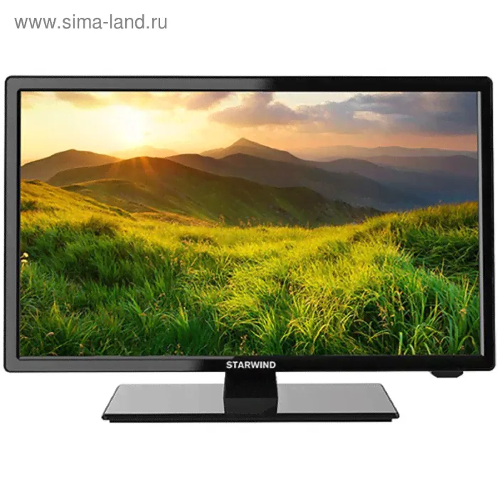Телевизор Starwind SW-LED19R305BS2, 19", 1366x768, DVB-T2/C/S2, 1xHDMI, 1xUSB, черный-0