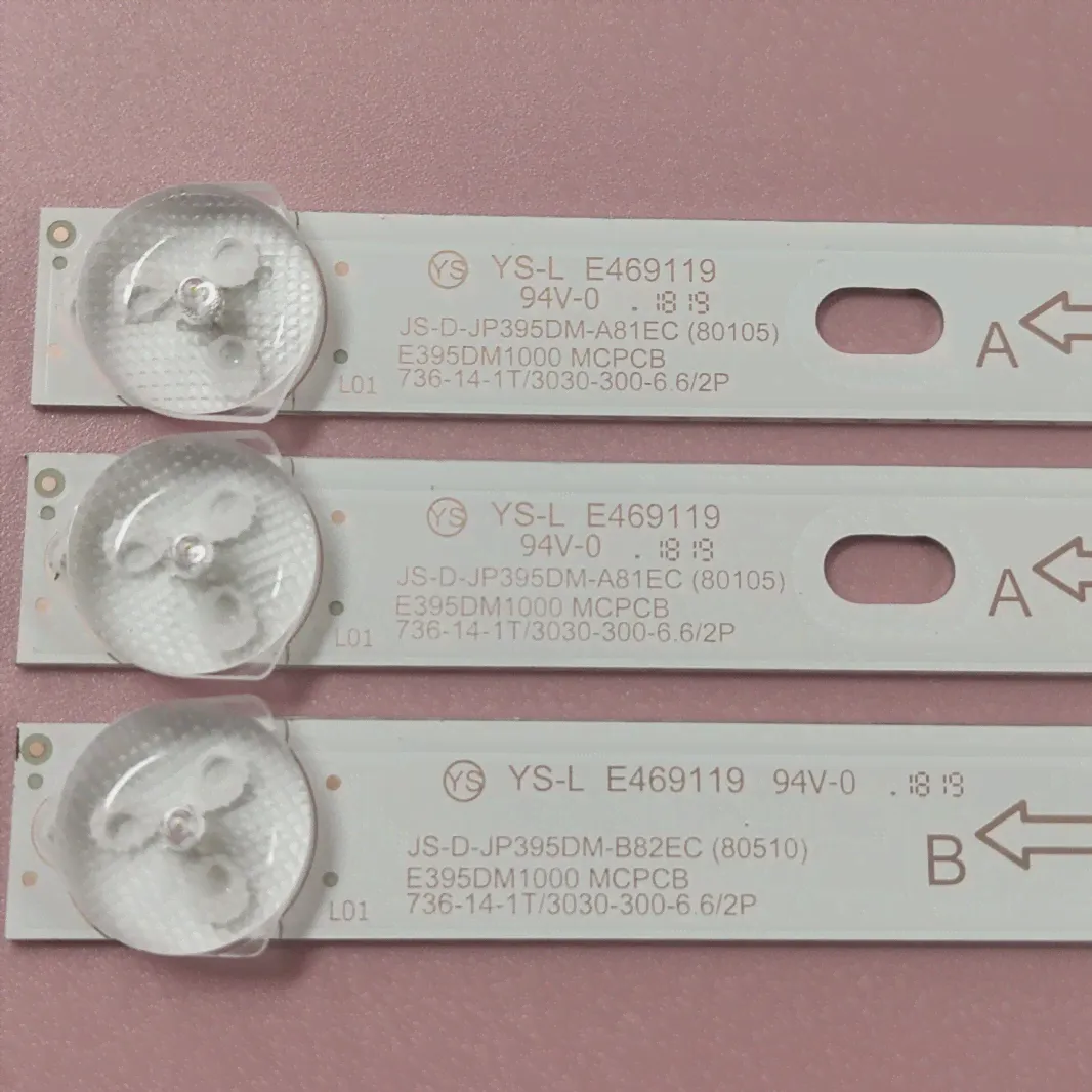 3 шт./компл. Светодиодная подсветка для starwind sw-led40BA201 D40-M30 40BF400 JS-D-JP395DM-A81EC B82EC (80105) E395DM1000 MCPCB-0