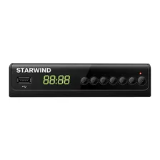 Ресивер DVB-T2 StarWind CT-280, черный, CT-280
