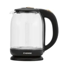 Чайник электрический StarWind SKG1052, 1500Вт, темно-коричневый и бронзовый