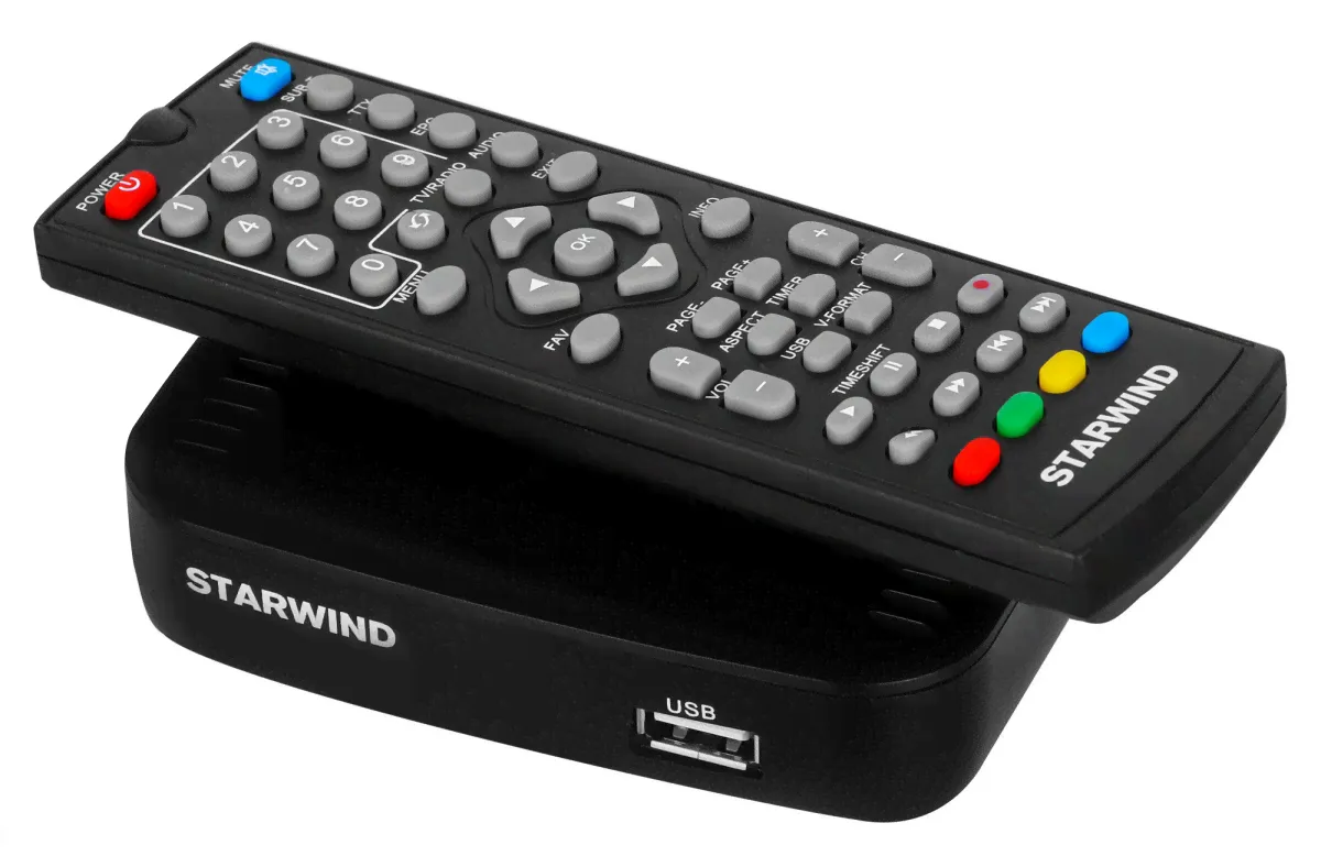 Ресивер Starwind DVB-T2 CT-160 черный
