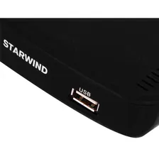 Ресивер цифровой телевизионный DVB-T2 Starwind CT-160 черный