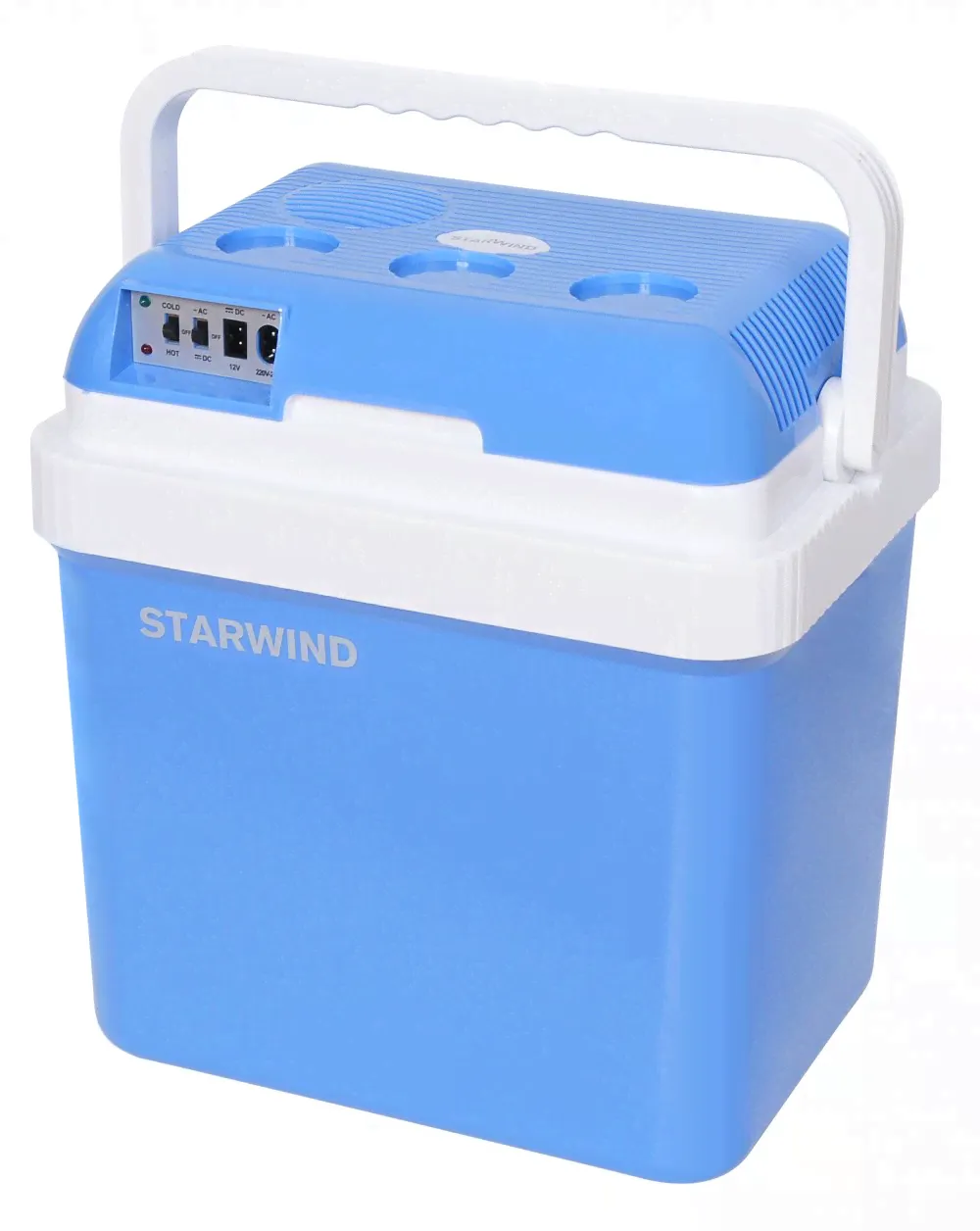 Автохолодильник Starwind CB-112 24л 48Вт голубой/белый-0