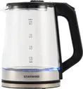 Чайник электрический StarWind SKG5778, 2000Вт, черный и прозрачный