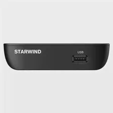 Ресивер DVB-T2 Starwind CT-160 цвет чёрный